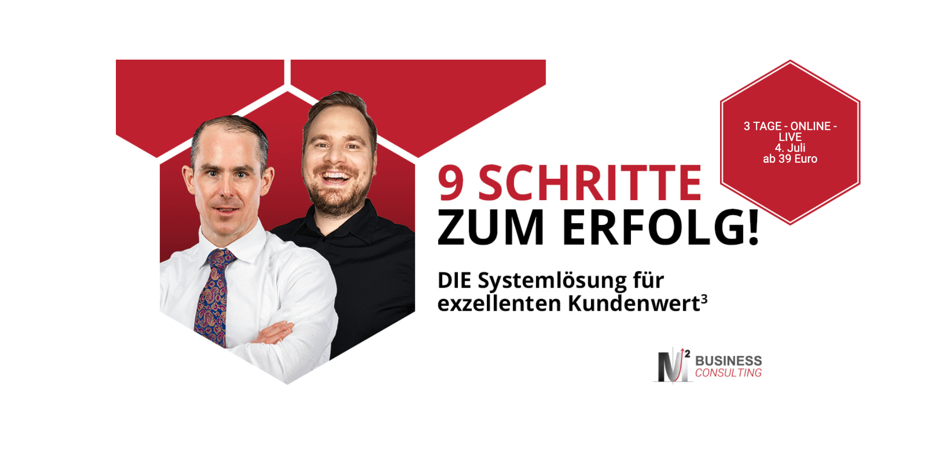 Webinar Kundenwert steigern Werbeplakat